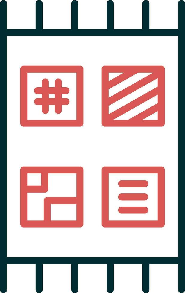Patchwork Vector Icon