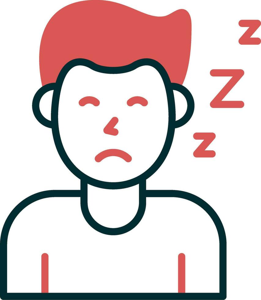 Bored Vector Icon