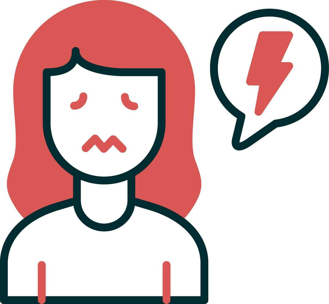 Overwhelmed Vector Icon