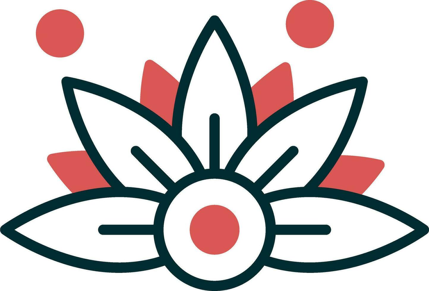 Lotus Flower Vector Icon