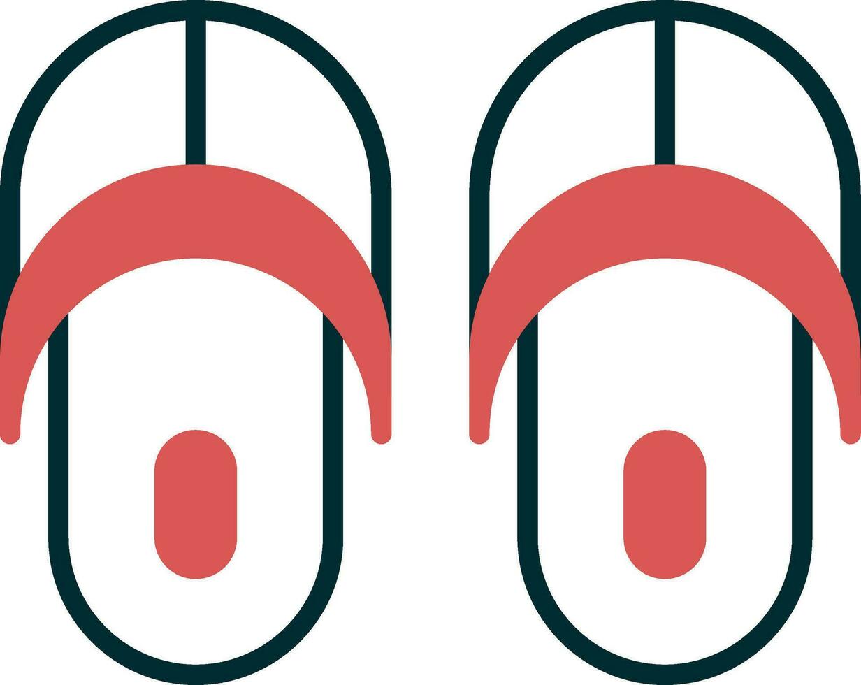 Slippers Vector Icon