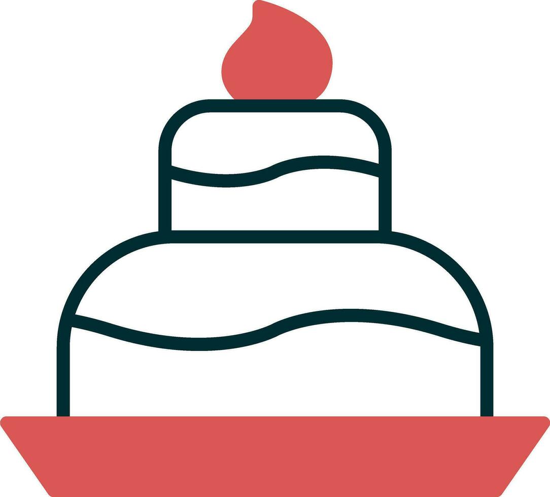 Wedding Cake Vector Icon