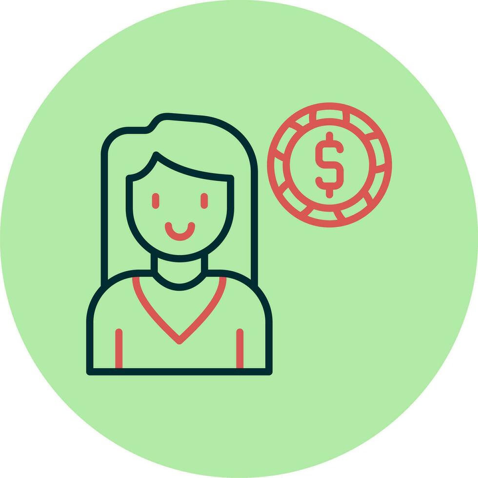 Financial Advisor Vector Icon