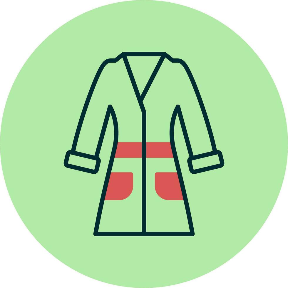 Bathrobe Vector Icon