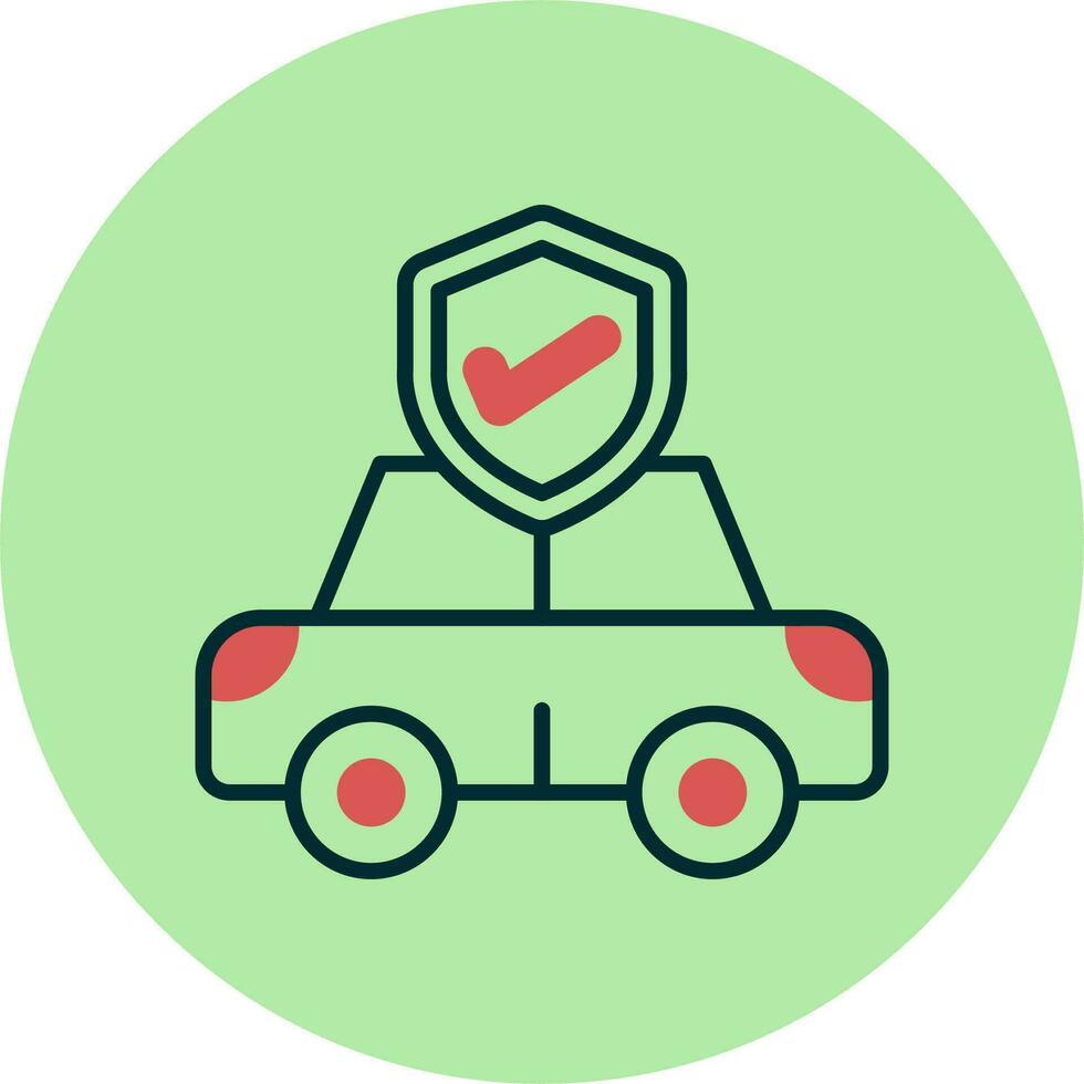 Car Insurance Vector Icon