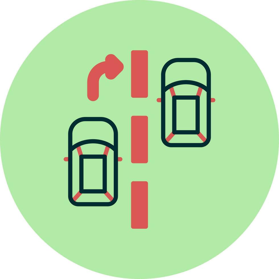 Overtake Vector Icon