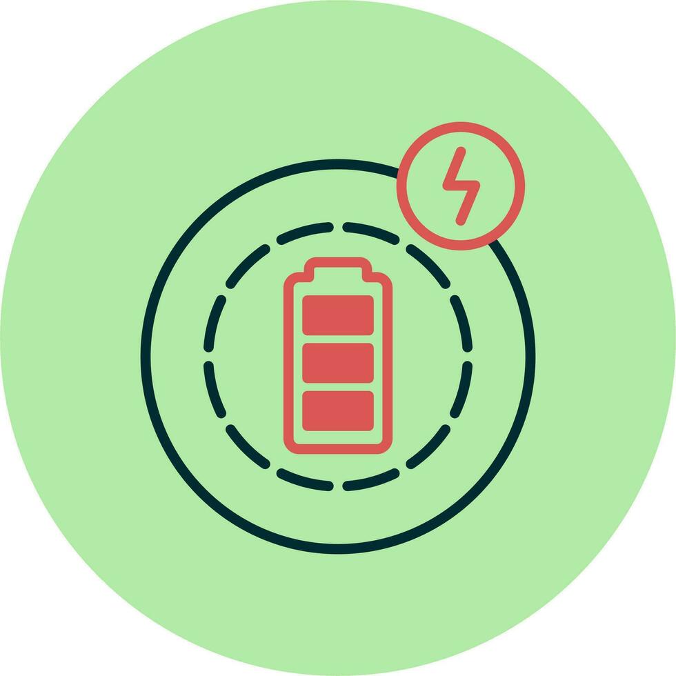 Wireless Charging Vector Icon