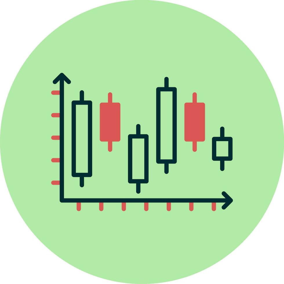 Japanese Candlestick Vector Icon