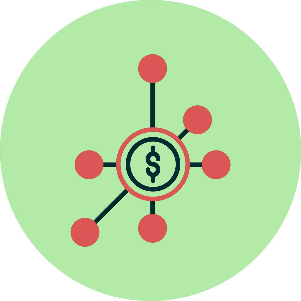 icono de vector de diversificación