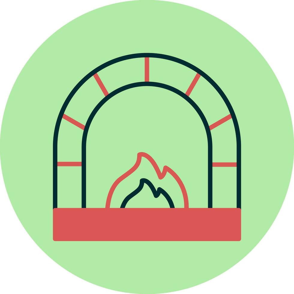 Stone Oven Vector Icon