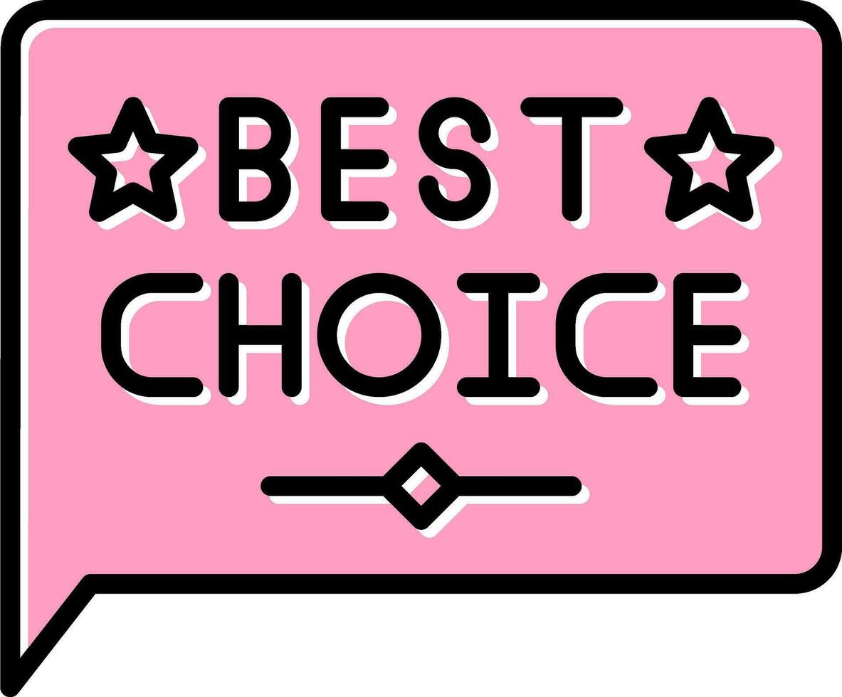 Best Choice Vector Icon