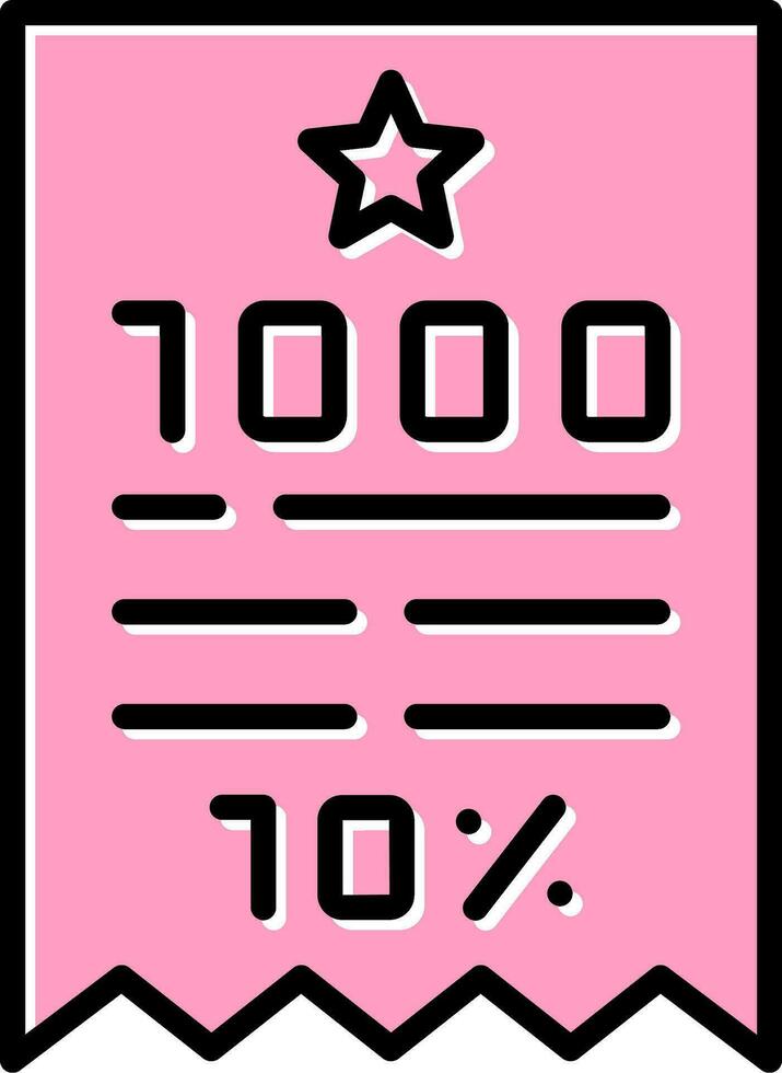 Bill Vector Icon