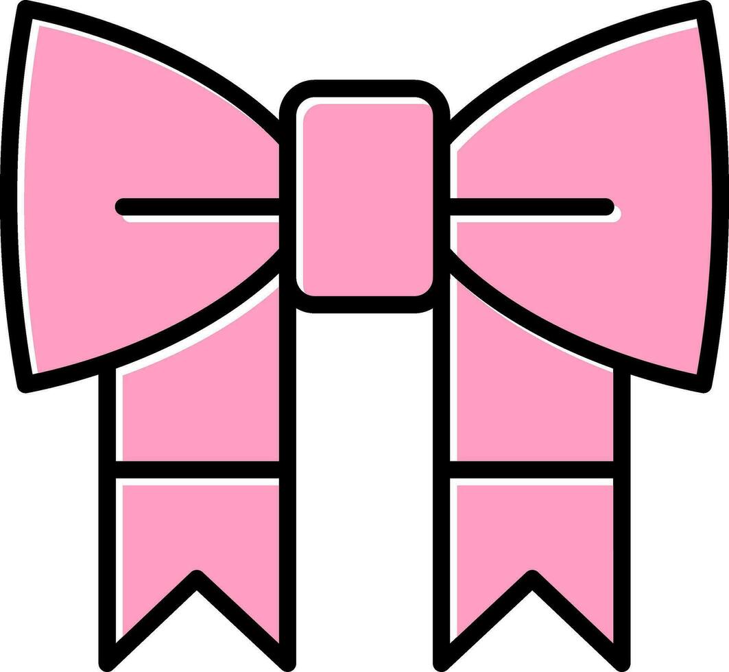 Ribbon Bow Vector Icon