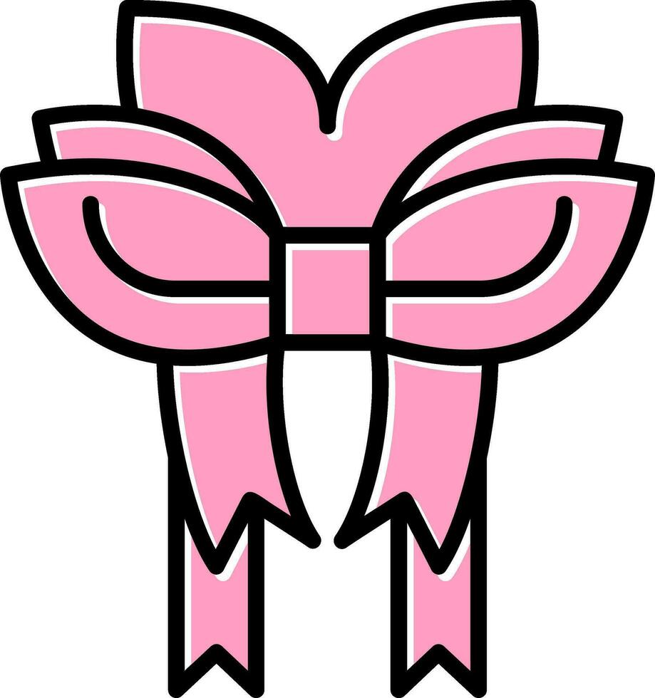 Ribbon Bow Vector Icon