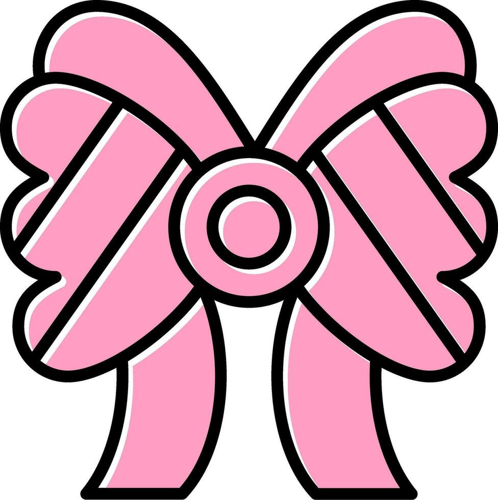 Ribbon Bow Vector Icon