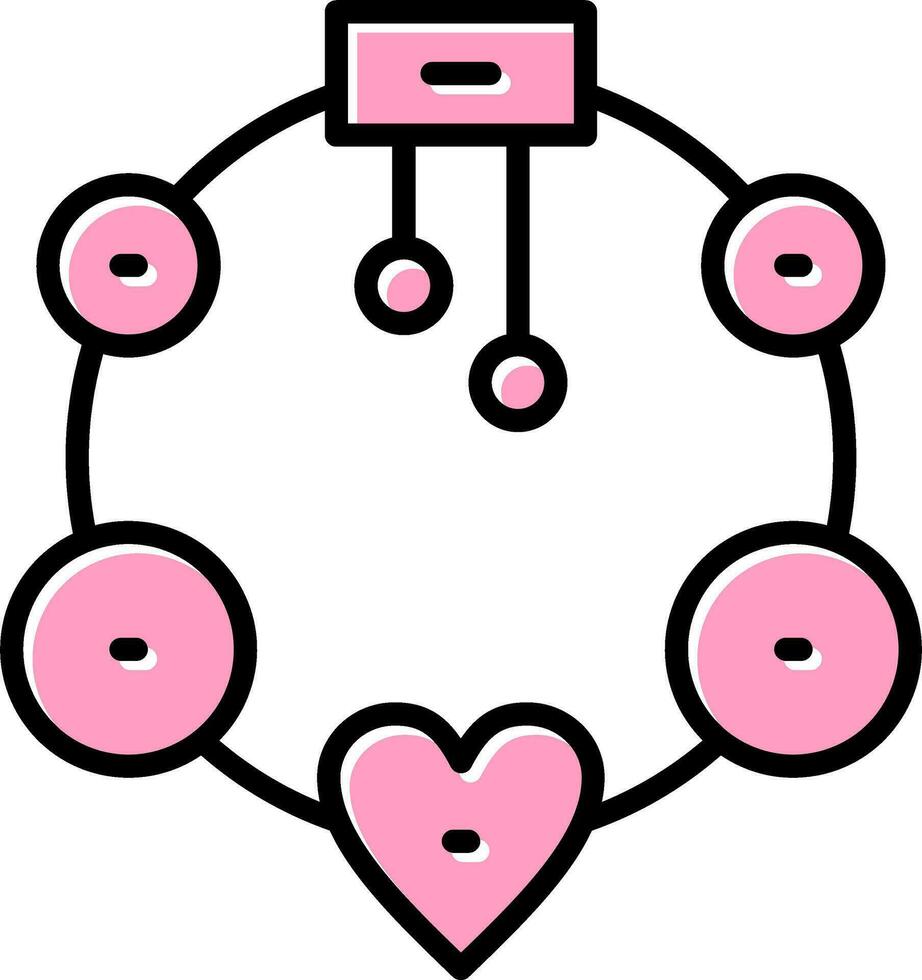 icono de vector de pulsera