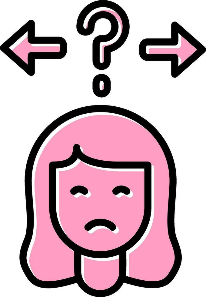 Uncertainty Vector Icon