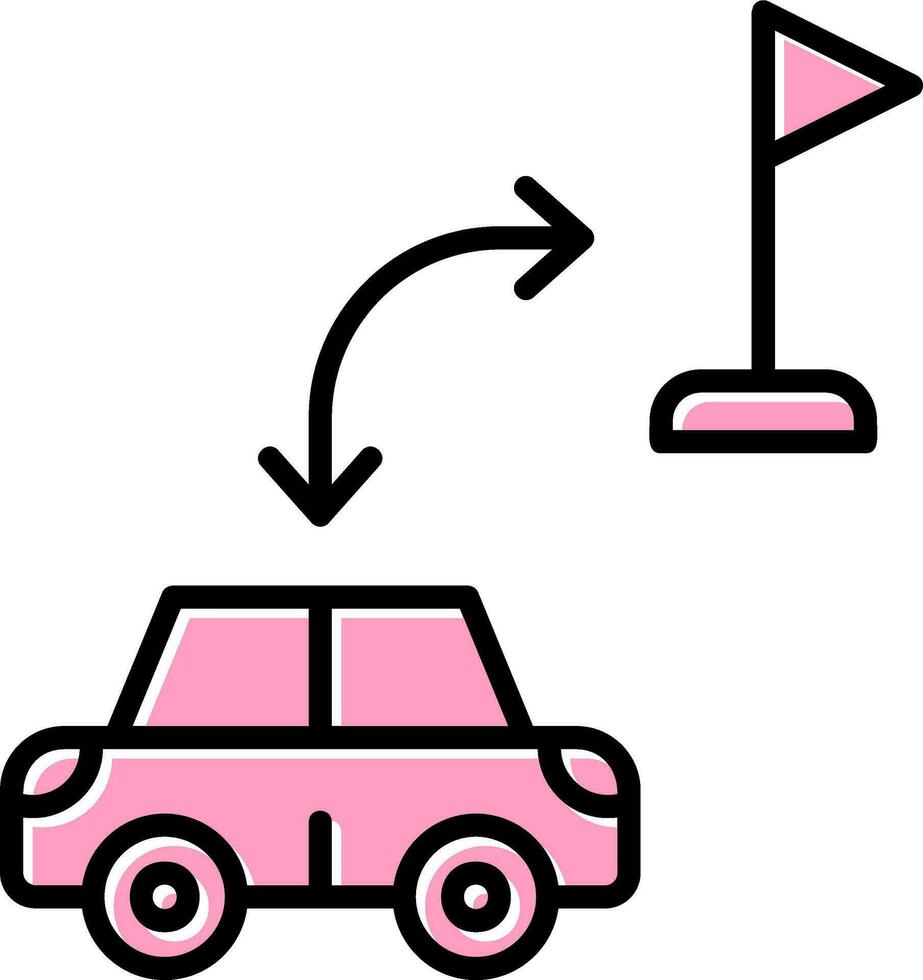 Driving School Vector Icon