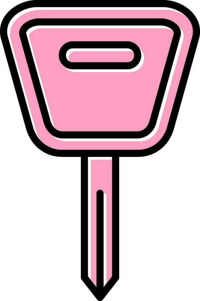Car Key Vector Icon