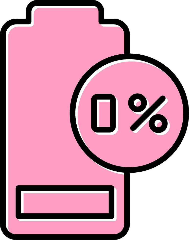 0 Percent Vector Icon