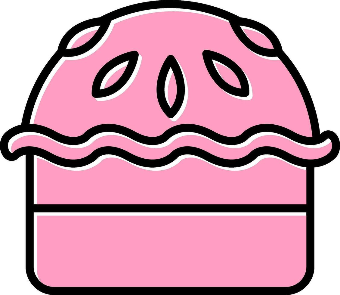 Pie Vector Icon