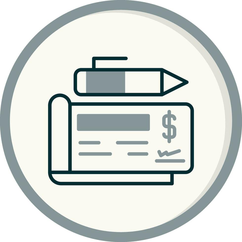 Checkbook Vector Icon