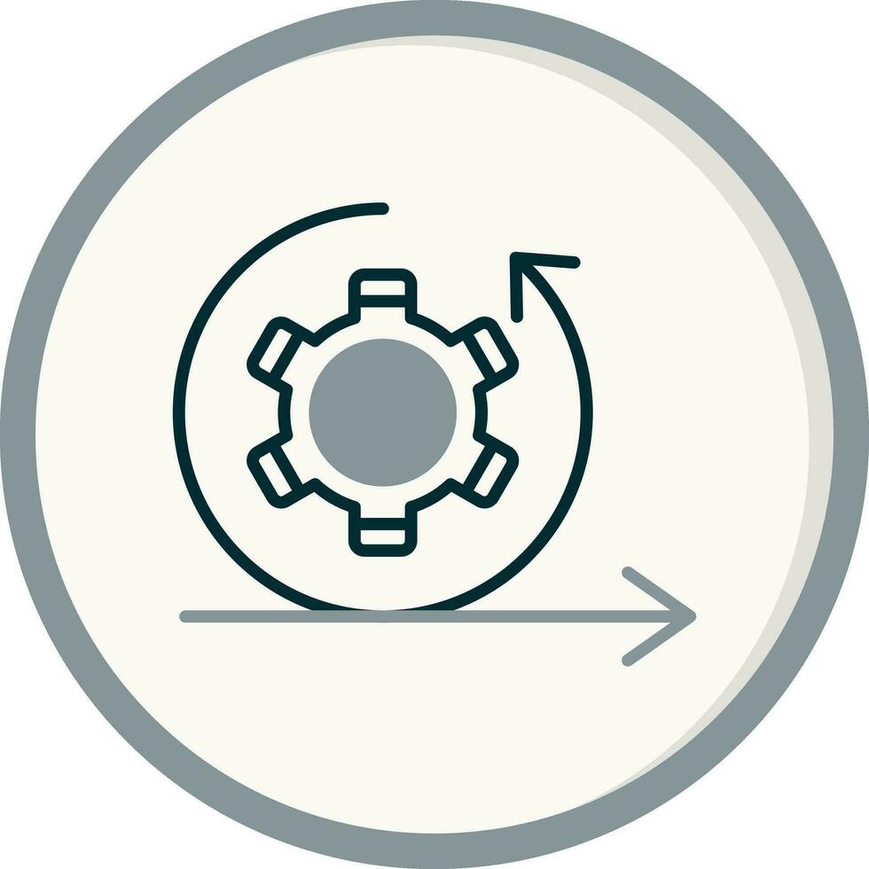 icono de vector de iteración