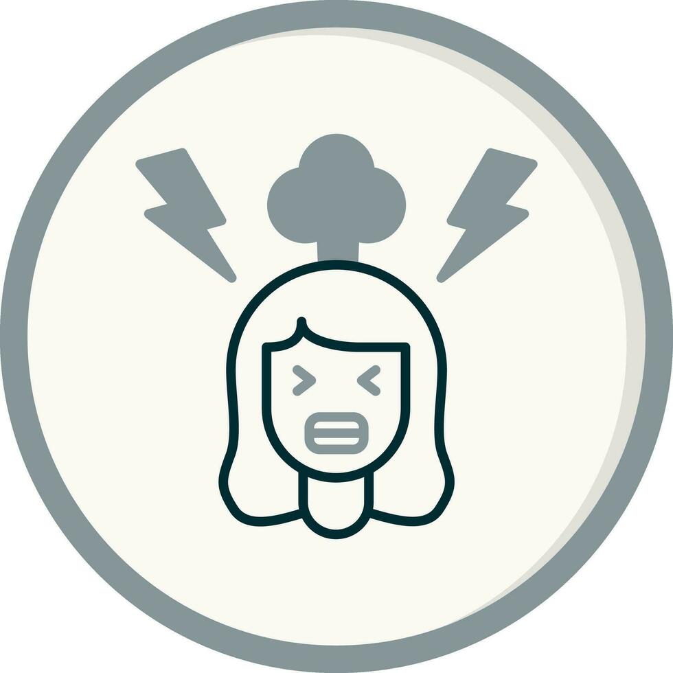 Frustrated  Vector Icon