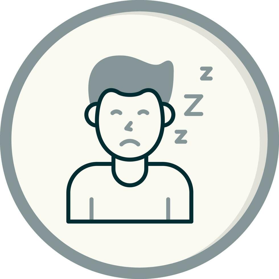 Bored Vector Icon