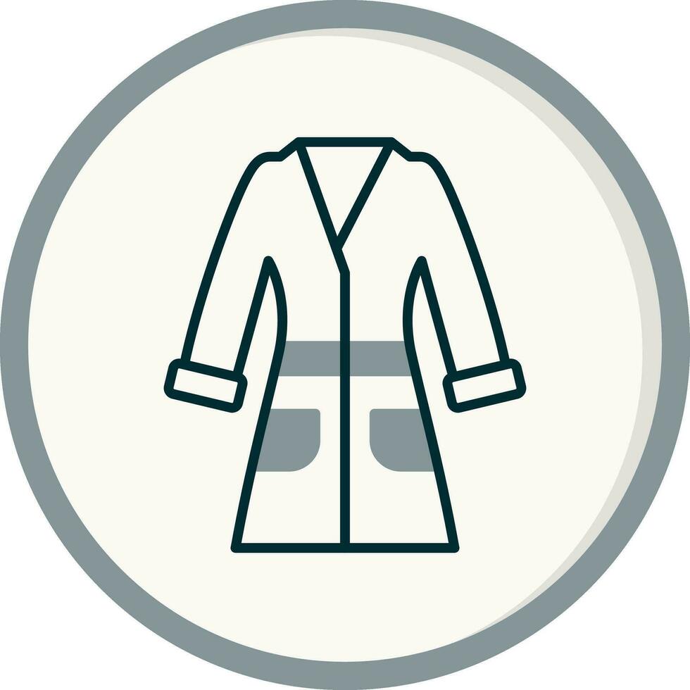 Bathrobe Vector Icon