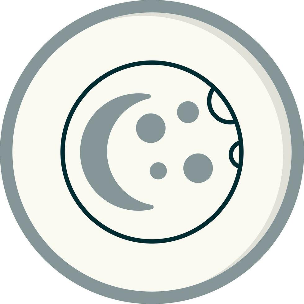 icono de vector de luna