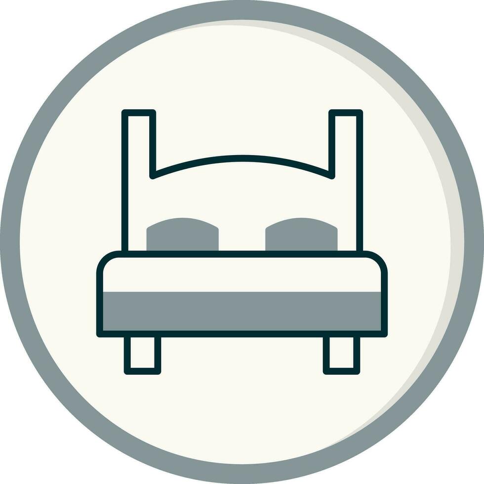 Double Bed Vector Icon