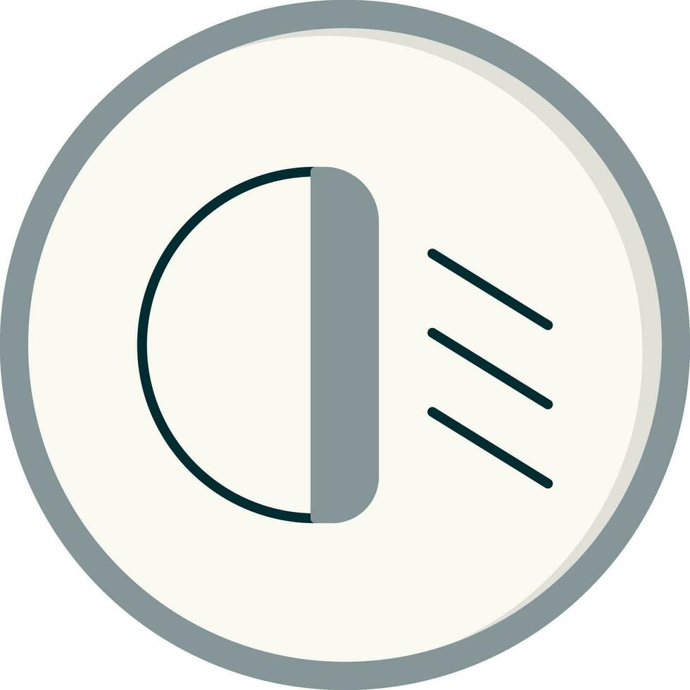 Car Light Vector Icon