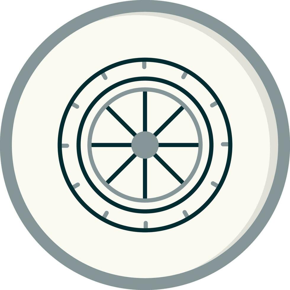 icono de vector de rueda