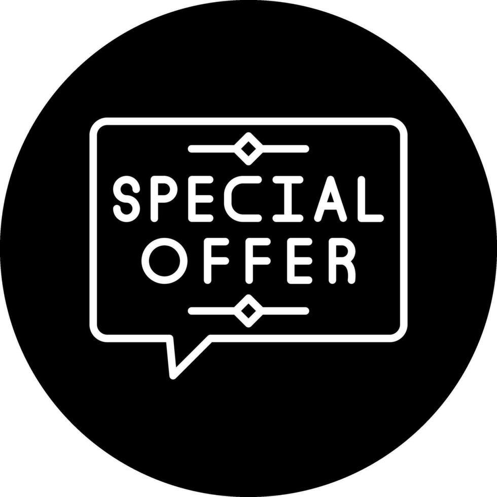 especial oferta vector icono