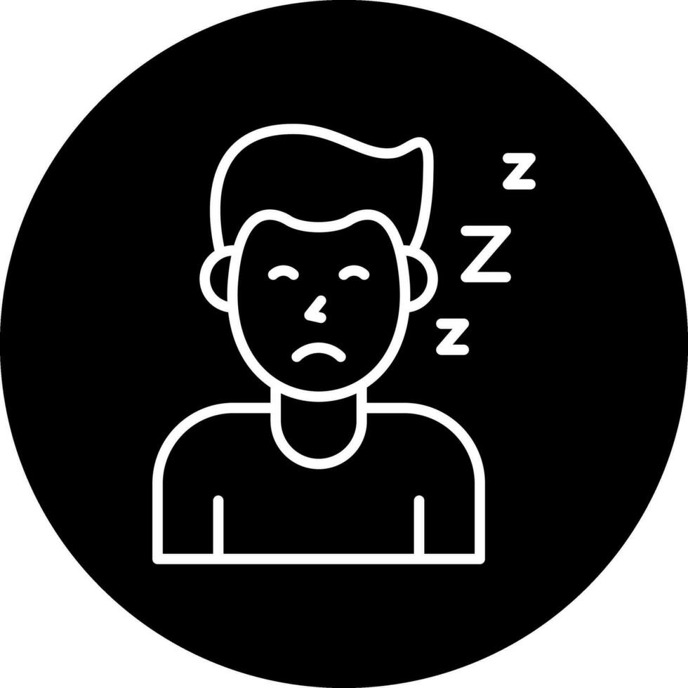 Bored Vector Icon