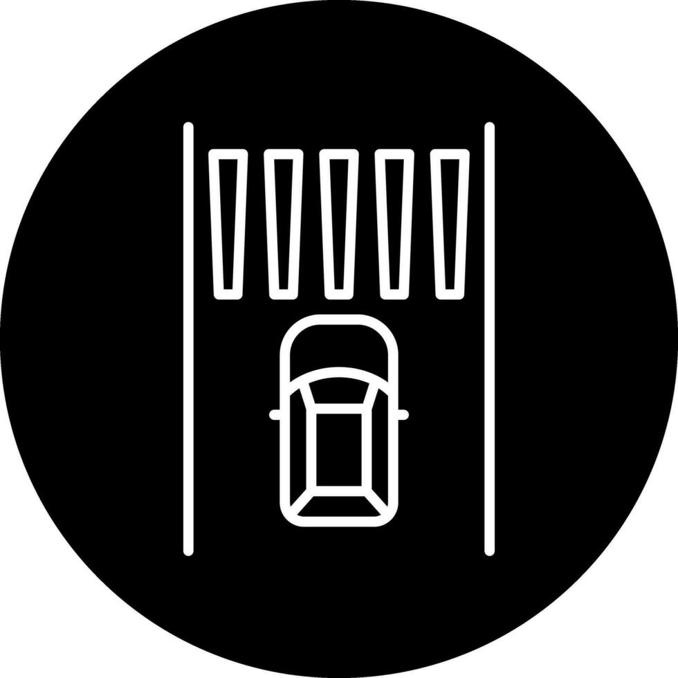 Zebra Crossing Vector Icon