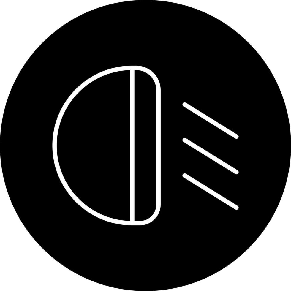 Car Light Vector Icon
