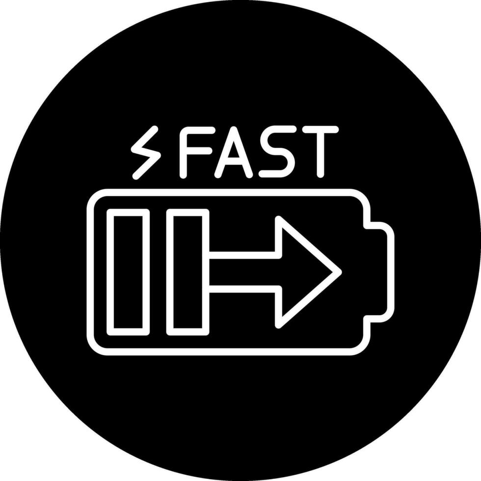Fast Charge Vector Icon