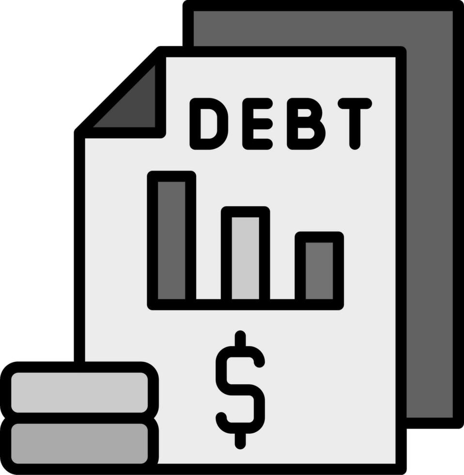 Debt Vector Icon