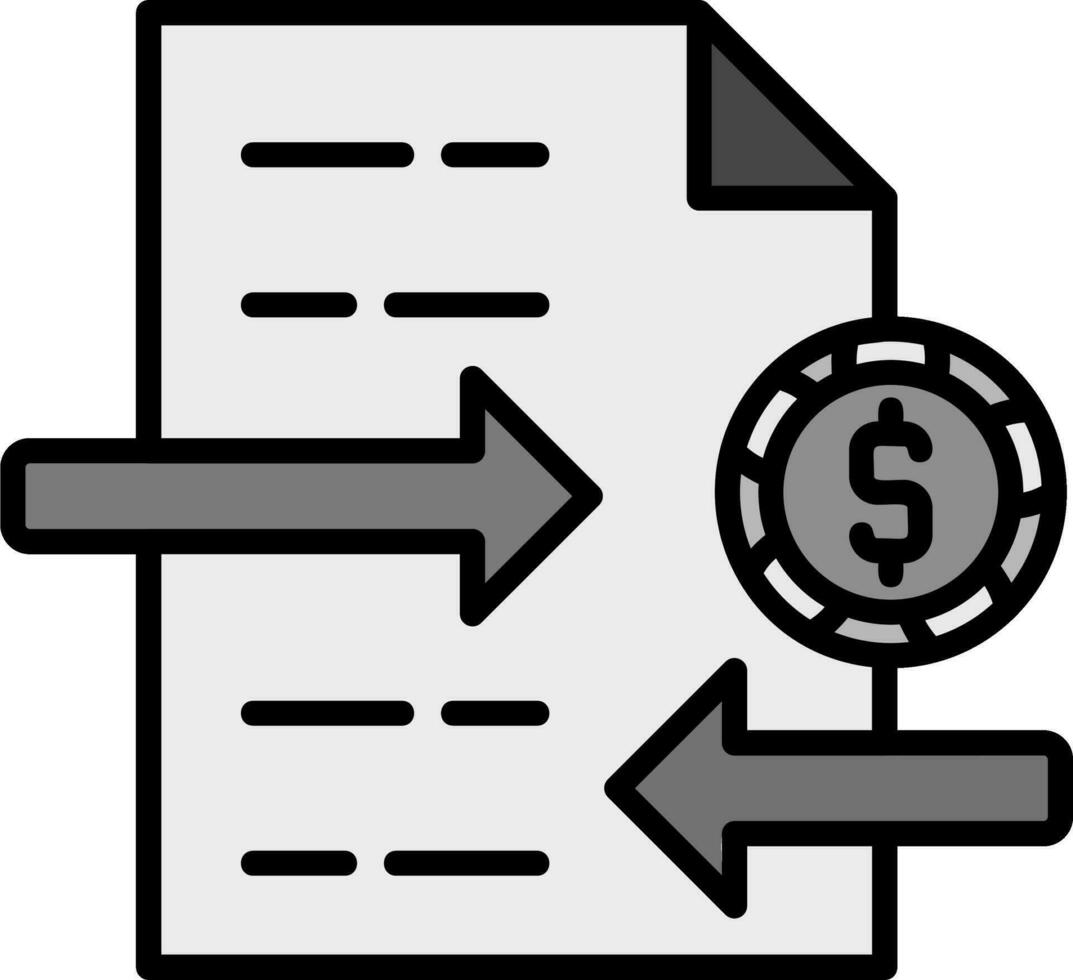 Transaction History Vector Icon