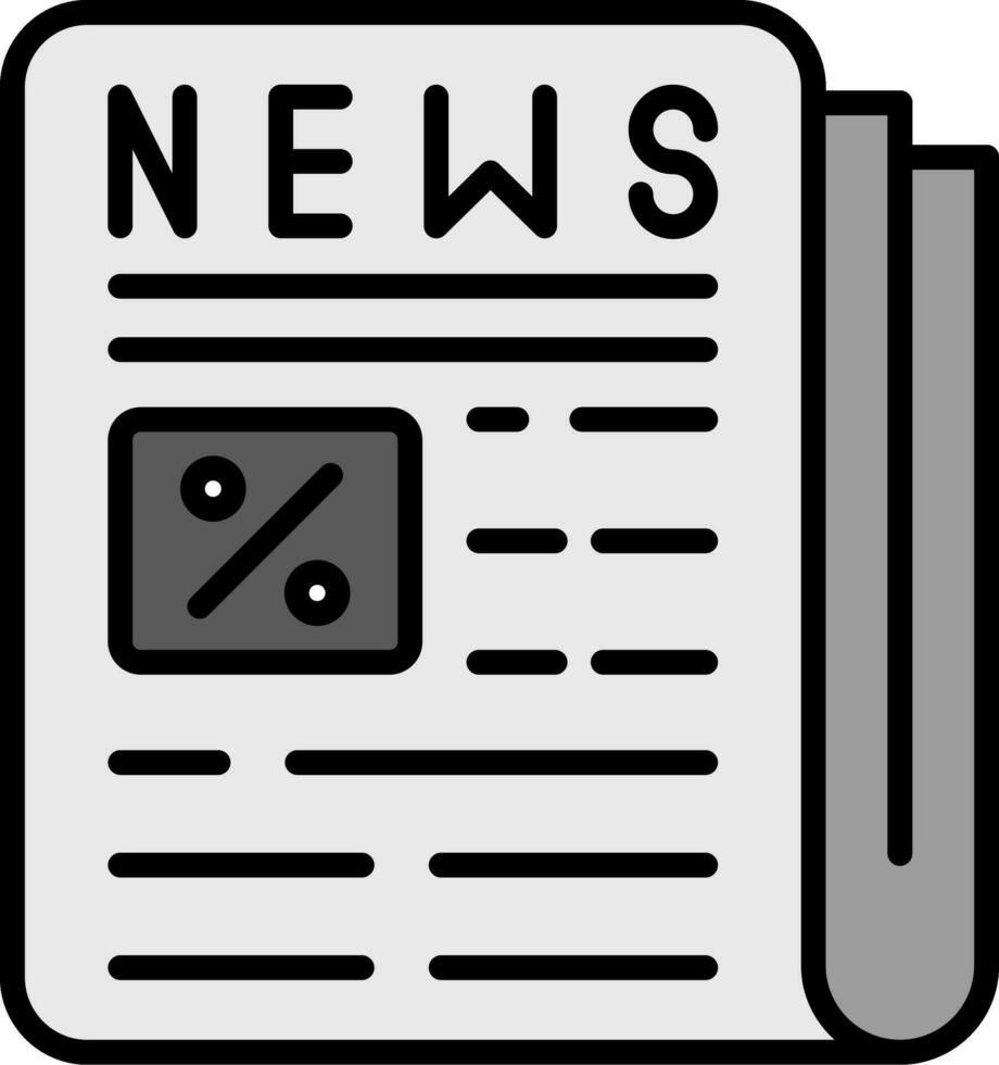 Newspaper Vector Icon