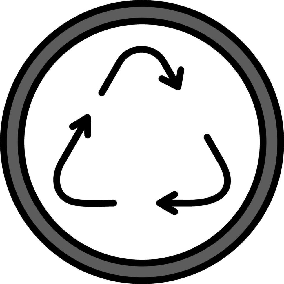 reciclado vector icono