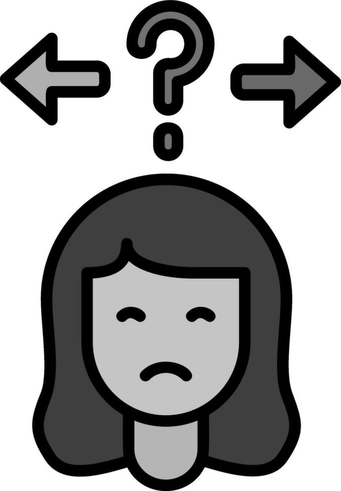Uncertainty Vector Icon