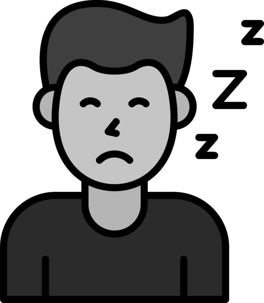 aburrido vector icono