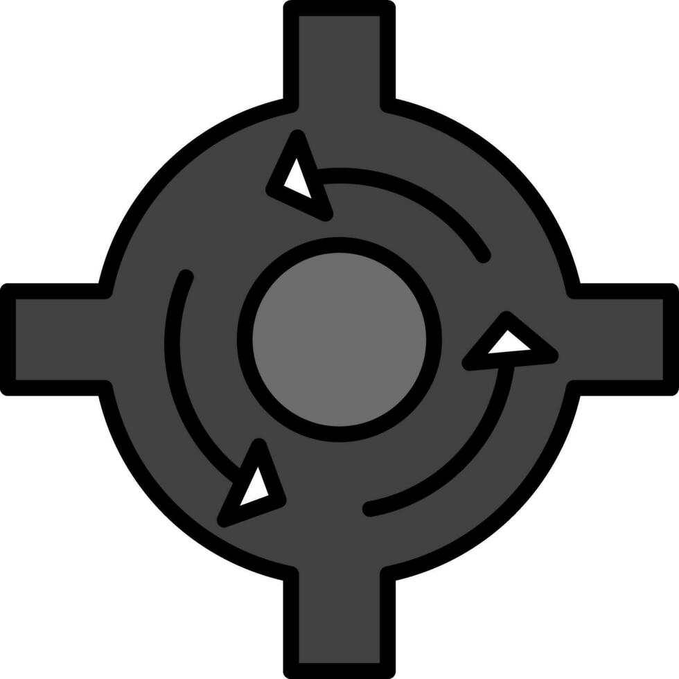 Roundabout Vector Icon