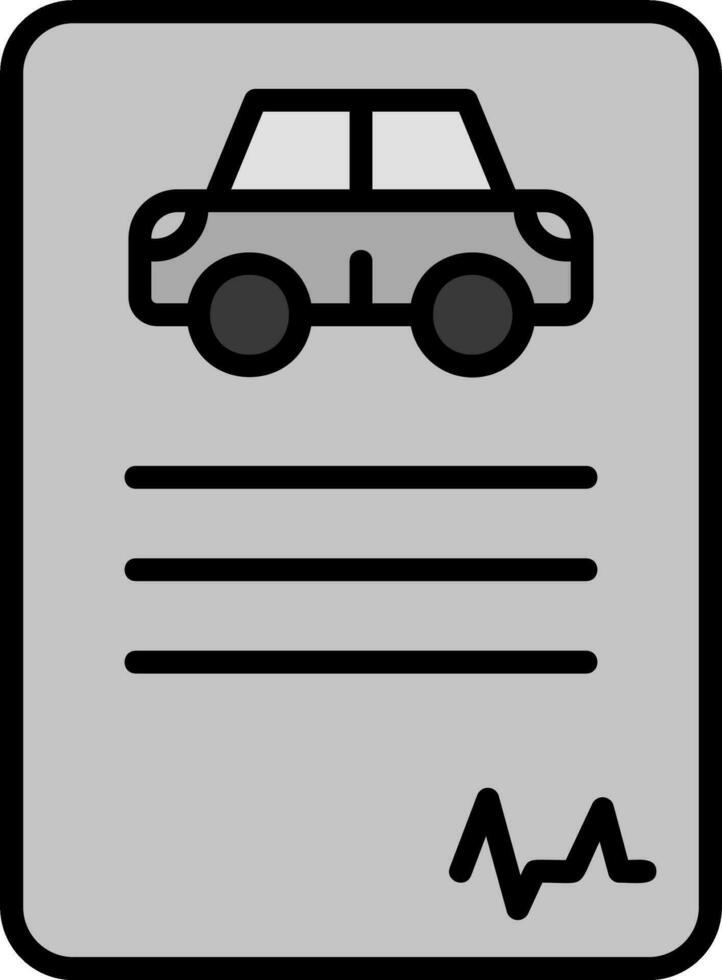 Driving License Vector Icon