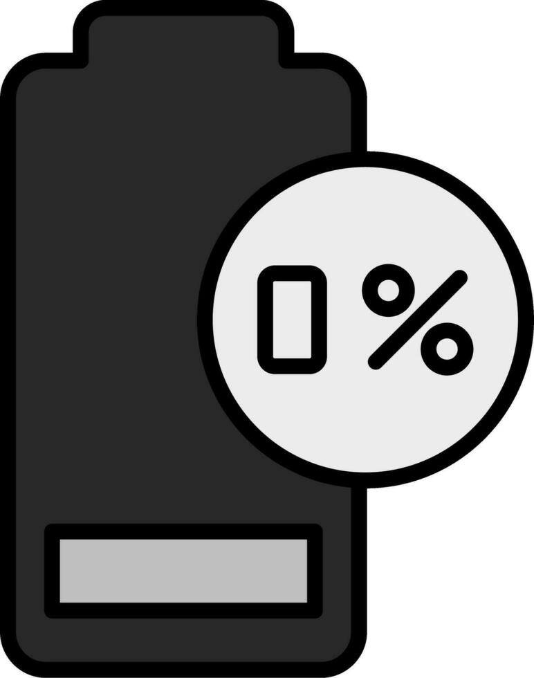 0 Percent Vector Icon