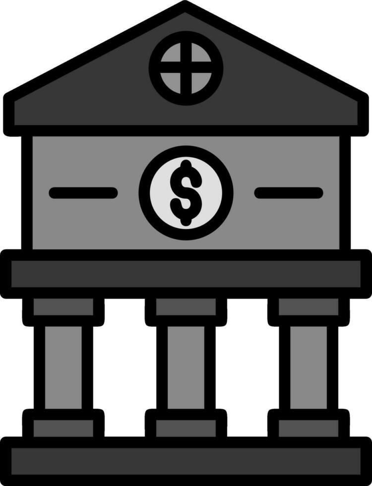 icono de vector de banco