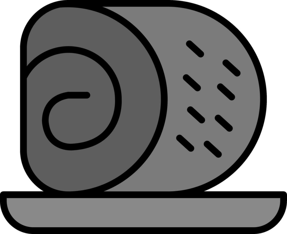 Roll Cake Vector Icon
